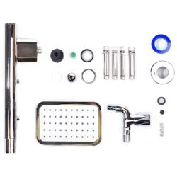 Hawaj Wonder Rain 35 l | stříbrno-černá solární sprcha