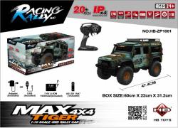 MAX TIGER 3 -1/10 Crawler 4x4 + sleva 300,- na příslušenství