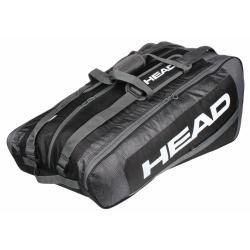 Head Core 9R Supercombi 2021 taška na rakety čierna-biela