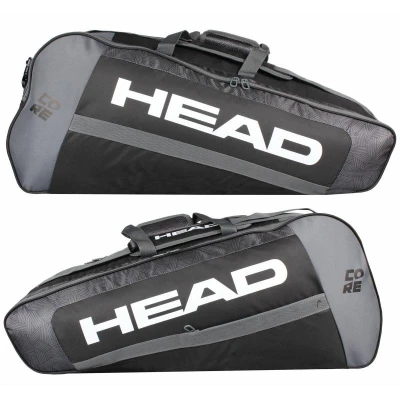 Head Core 9R Supercombi 2021 taška na rakety černá-bílá
