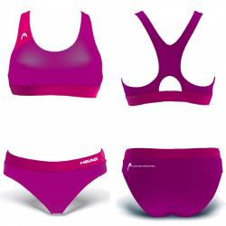 HEAD Dámské plavky VOLLEY BIKINI růžové HEAD Dámské plavky VOLLEY BIKINI růžové