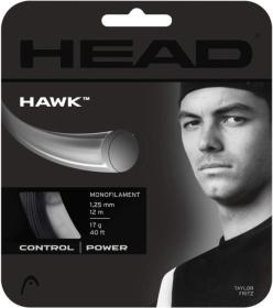 Head Hawk tenisový výplet 12 m černá Head Hawk tenisový výplet 12 m černá