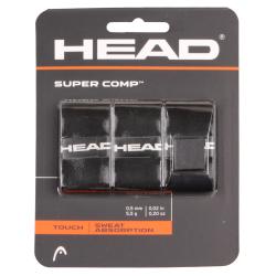 Head Super Comp overgrip omotávka tl. 0,5 mm čierna Head Super Comp overgrip omotávka tl. 0,5 mm čierna