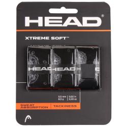 Head XtremeSoft 3 overgrip omotávka tl. 0,5 mm čierna Head XtremeSoft 3 overgrip omotávka tl. 0,5 mm čierna