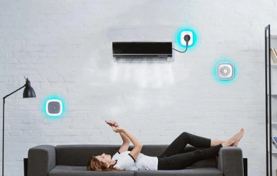 Heiman Chytrý senzor teploty a vlhkosti Zigbee HS1HT Tuya