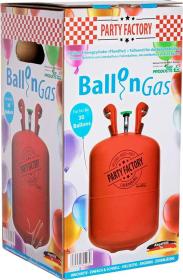 Helium 200l jednorázové na plnění až 30ks latexových balónků o průměru 23cm