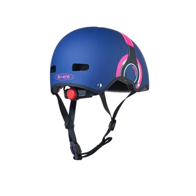 Micro LED Headphone pink M (54-58 cm) inline helma