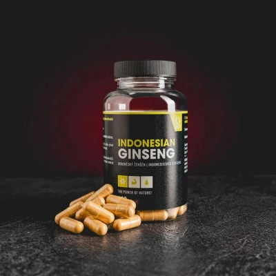 Hemp World Indonesian Ginseng (Indonéský Ženšen) 250 kapslí
