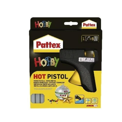 Henkel Pistole tavná 70W pr.11mm + 6ks tyčinek PATTEX Henkel Pistole tavná 70W pr.11mm + 6ks tyčinek PATTEX