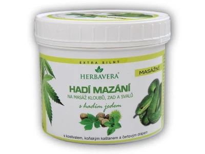 Herbavera Hadí Mazání s hadím jedem 500ml (VÝPRODEJ)