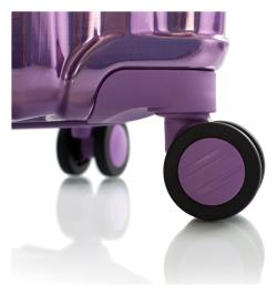 Heys Astro M Purple kufr + kosmetická taštička zdarma