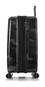 Heys Black Camo L kufr + kosmetická taštička zdarma