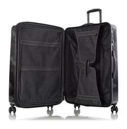 Heys Black Camo L kufr + kosmetická taštička zdarma