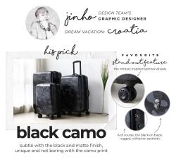 Heys Black Camo M kufr