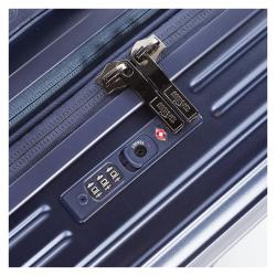 Heys Cruze M Navy kufr + kosmetická taštička zdarma