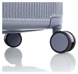 Heys Earth Tones L Glacier Grey kufr + kosmetická taštička zdarma