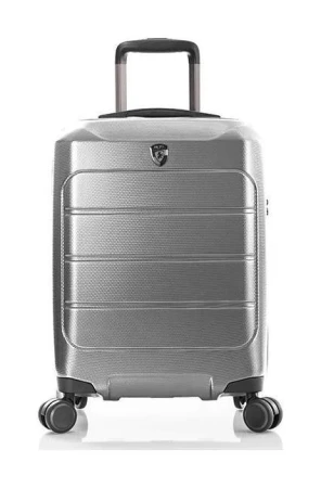 Heys EcoCase S Grey kufr + kosmetická taštička zdarma