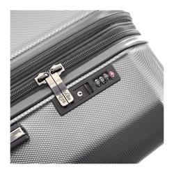 Heys EcoCase S Grey kufr + kosmetická taštička zdarma