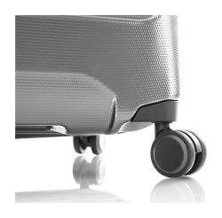 Heys EcoCase S Grey kufr + kosmetická taštička zdarma