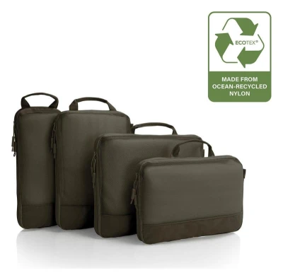 Heys Ecotex Compression Packing Cube 4 Pc Set Atmosphere