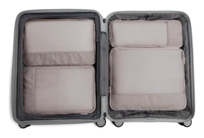 Heys Ecotex Compression Packing Cube 4 Pc Set Green Moss