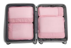 Heys Ecotex Compression Packing Cube 4 Pc Set Grey Stone