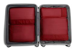 Heys Ecotex Compression Packing Cube 4 Pc Set Grey Stone