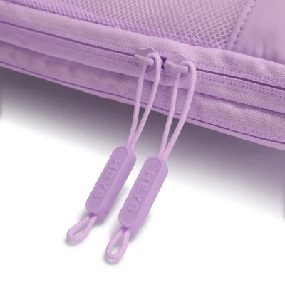Heys Ecotex Compression Packing Cube 4 Pc Set Lilac Blossom