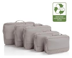 Heys Ecotex Packing Cube 5 Pc Set Green Moss