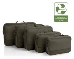 Heys Ecotex Packing Cube 5 Pc Set Green Moss Heys Ecotex Packing Cube 5 Pc Set Green Moss
