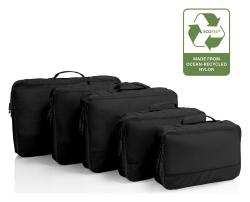 Heys Ecotex Packing Cube 5 Pc Set Grey Stone