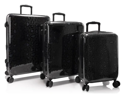 Heys Elite Black Leopard černá sada kufrů