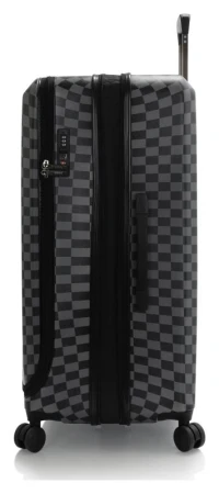 Heys EZ Fashion L Checkered černý cestovní kufr