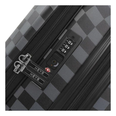Heys EZ Fashion L Checkered černý cestovní kufr