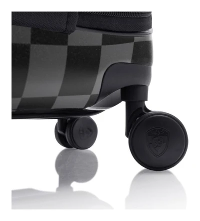Heys EZ Fashion L Checkered černý cestovní kufr