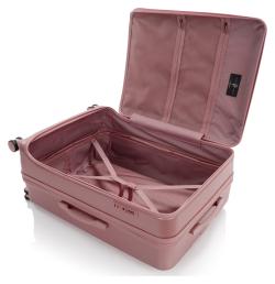 Heys EZ Fashion L Rose Gold kufr + kosmetická taštička zdarma