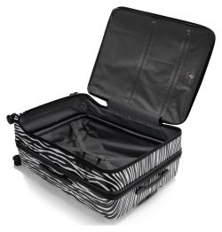 Heys EZ Fashion L Zebra kufr + kosmetická taštička zdarma