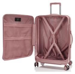 Heys EZ Fashion M Rose Gold kufr + kosmetická taštička zdarma