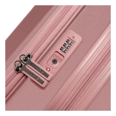Heys EZ Fashion M Rose Gold kufr + kosmetická taštička zdarma