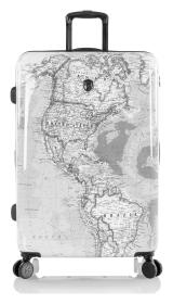 Heys Journey 3G L Black/White Map kufr + sleva 400,- na příslušenství