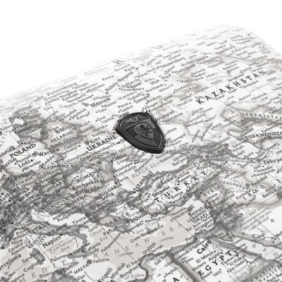 Heys Journey 3G L Black/White Map kufr + sleva 400,- na příslušenství