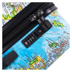 Heys Journey 3G L Blue Map kufor + zľava 400,- na príslušenstvo