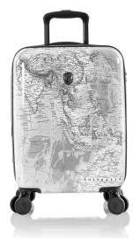 Heys Journey 3G S Black/White Map kufr + kosmetická taštička zdarma