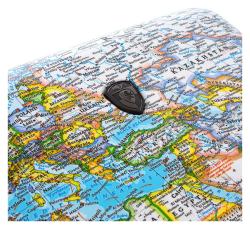 Heys Journey 3G S Blue Map kufr + kosmetická taštička zdarma