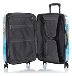 Heys Journey 3G S,M,L Blue Map sada kufrů + sleva 1000,- na příslušenství