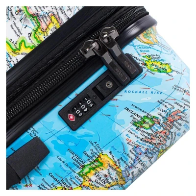 Heys Journey 3G S,M,L Blue Map sada kufrů + sleva 1000,- na příslušenství