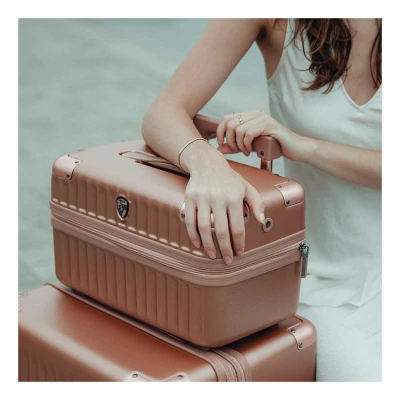 Heys Luxe Beauty Case tmavě modrá kosmetická taška