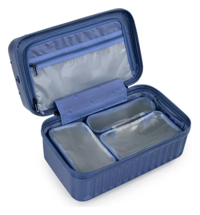 Heys Luxe Beauty Case tmavě modrá kosmetická taška