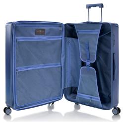 Heys Luxe L Navy kufr + kosmetická taštička zdarma