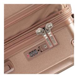 Heys Luxe L Rose Gold kufr + kosmetická taštička zdarma